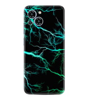 Reeder S23 Max Pro Kılıf Silikon Desen Özel Seri Green Thunder 1693