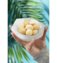 Kalsit Taşı Tamburlanmış Kütle - 100 Gram