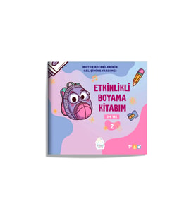 Etkinlikli Boyama Kitabım (Eğitici ve Öğretici) (Krem)