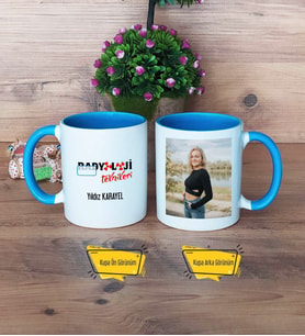 Radyoloji Teknikeri Kupa Bardak Mavi Fotoğraflı Tıp Bayramı Hediyesi Radyoloji Teknikerleri Günü Hediyesi