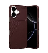 İphone 17 Auto Focus Karbon Kapak - Bordo