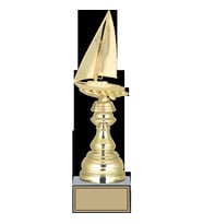 ODAK KUPA - Figürlü Kupalar - Yelken Figürlü Kupalar FG-023 B - 33 cm