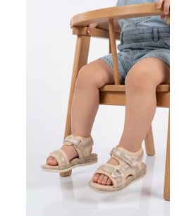 Arzen Sedef Cırtlı Ortopedik Bebek Sandalet 25T104 B