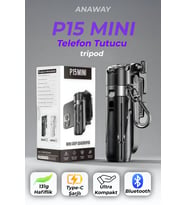 Kablosuz Bluetooth Selfie Çubuğu ve Tripod Telefon Tutucu