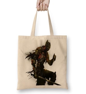 Dark Souls Alma Amargurada Bez Çanta Uzun Saplı
