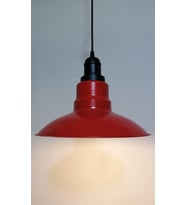 RİOLİGHT RETRO KIRMIZI İÇİ GOLD TEKLİ METAL SARKIT ÇAP:30CM (Siyah)