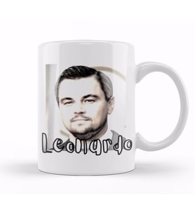Leonardo DiCaprio Kupa Bardak Porselen