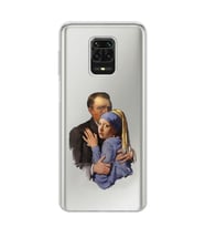 Redmi Note 9 Pro / 9s Uyumlu Van Gogh & İnci Küpeli Kız Tasarımlı Şeffaf Telefon Kılıfı
