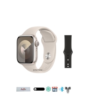 H13 Pro+ Plus 1GB Hafızalı Aksesuar Bağlantılı Müzik Yüklenebilir Hello Watch 10 Akıllı Saat (Gri)