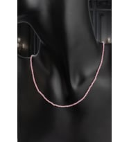 Pembe Kuvars Doğal Taş Kristal Küre Kesim 2mm Kolye