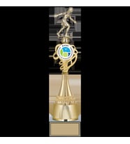 ODAK KUPA - Figürlü Kupalar - Bowling Kadın Figürlü Kupalar FG-036 A - 42 cm