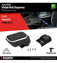 Opel Corsa Uyumlu D Kol Dayama Kolçak ABS Vidalı Gri 2006-2013 A+Kalite Parça