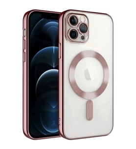 Mey İthalat® iPhone 13 Pro Kılıf Kross Magneticsafe Kapak - Rose