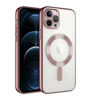 Mey İthalat® iPhone 13 Pro Kılıf Kross Magneticsafe Kapak - Rose