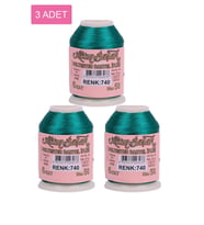 3 Adet Altınbaşak Oya ve Dantel İpi 20 gr - Royaleks - No: 740