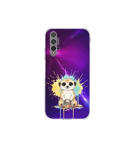 Huawei Nova 5T ile Uyumlu Splash Mirket Tasarımlı Şeffaf Silikon Kılıf