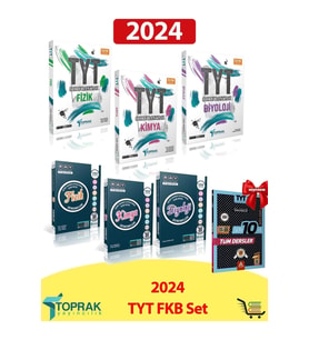 TYT Fizik-Kimya-Biyoloji Soru Bankası ve Deneme Seti Çıkmış Sorular Hediyeli!