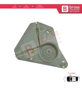 VW Polo MK4 6Q 9A 9N 9N3 2001-2009 HB 9A4 2002-2018 Sedan İçin Ön Sağ Cam Kriko Motor Makara Kapağı
