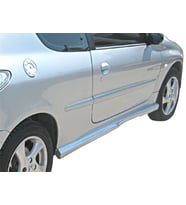Peugeot 206 Uyumlu Marşpiyel 2 Parça Fiber 1998-2012