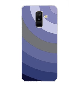 Samsung Galaxy A6 Plus (2018)  Kapak Renk Cümbüşü Tasarımlı Şeffaf Silikon Kılıf