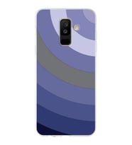 Samsung Galaxy A6 Plus (2018)  Kapak Renk Cümbüşü Tasarımlı Şeffaf Silikon Kılıf