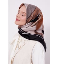 Levidor Twill İpek Eşarp LD4137-1