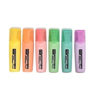 Kraf Pastel Fosforlu Kalem 6 Renk Set 