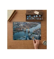 Londra Tower Bridge' Tasarımı 240 parça Ahşap Puzzle Ahşap Kutuda MP07419