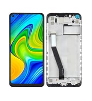 Xiaomi Redmi Note 9 ile Uyumlu Lcd Ekran Dokunmatik Çıtalı (Mavi)