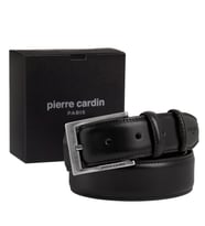 Pierre Cardin Deri Erkek Kemer (En 3,5 cm) PC2009 (Siyah)