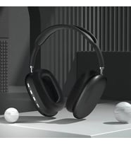 P9 Kulaklıklar Bluetooth Kablosuz Kulaklıklar Kulak Üstü Gürültü Önleyici Siyah