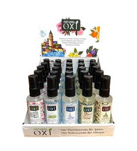 OXİ NATURAL PREMİUM KOLONYA 50ml. - İSTANBUL KOKULARI KOLEKSİYONU (25 li Stand)