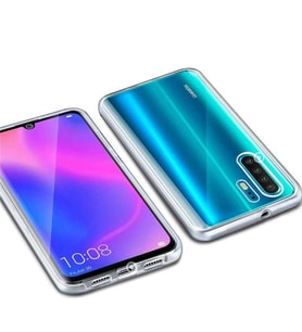 Huawei P30 Pro Kılıf  360 Tam Koruma Şeffaf Silikon (Renksiz)