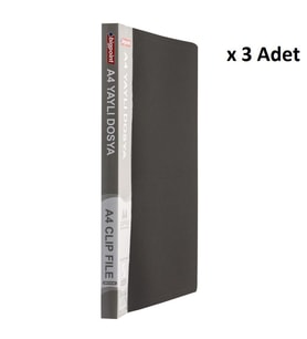 Bigpoint Yaylı Dosya A4 Mat Siyah x 3 Adet