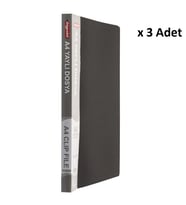 Bigpoint Yaylı Dosya A4 Mat Siyah x 3 Adet