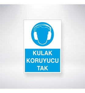 Kulak Koruyucu Tak 21x28 Arkası Yapışkanlı Levha