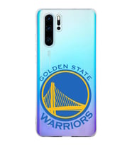 Huawei P30 Pro Uyumlu Kapak Golden State Warriors Tasarımlı Şeffaf Silikon Kılıf