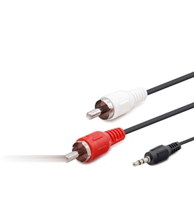 3.5 Mm To 2Rca Kablo 2Lıne 1.5M Siyah HDX1042 TG-V 9095