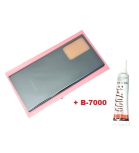 Tkgz Samsung Galaxy Note 20 ULTRA Arka Pil Batarya Kapağı (CAM+B-7000) SİYAH