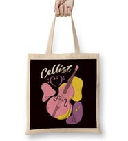 Cello Cellist Musical Instrument Orchestra Classical Music Bez Çanta Uzun Saplı
