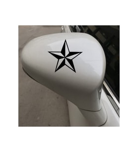 Deniz Yıldızı Tasarım Oto Sticker 10*10 Cm