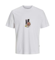 Jack & Jones 12273162 Jorvarenna Tee Ss Crew Neck Beyaz