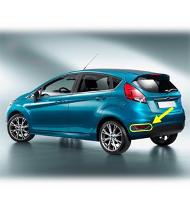 Ford Fiesta 2013-2016 Arka Tampon Sol Reflektörü Sis Farı 21682998