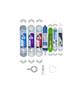 PWS Kapalı Kasa Su Arıtma   STD 7li Pallas mebran Alkali+şeffaf mineral+gümüş iyon tatlandırıcı