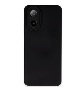 Oppo A38 Kılıf Nano içi Kadife Silikon - Siyah