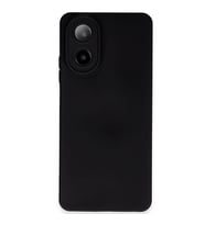 Oppo A38 Kılıf Nano içi Kadife Silikon - Siyah