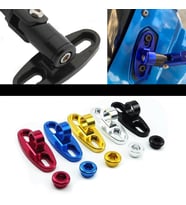 Racing Motosiklet Ayna Adaptörü Cnc Tekli Ayna Çevirici Mavi Renk