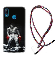 Huawei P20 Lite Mate 10 20 Lite Pro P40 Lite KılıfBoyun Asklı Rasta Silikon Moon Baloon 1369