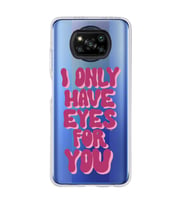 Poco X3 Pro / X3 NFC Uyumlu Have Eyes For You Tasarımlı Şeffaf Telefon Kılıfı