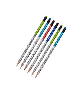 Kurşun Kalem Yuvarlak 6 Adet Caligraphy Kurşun Kalem Hb Kurşun Kalem